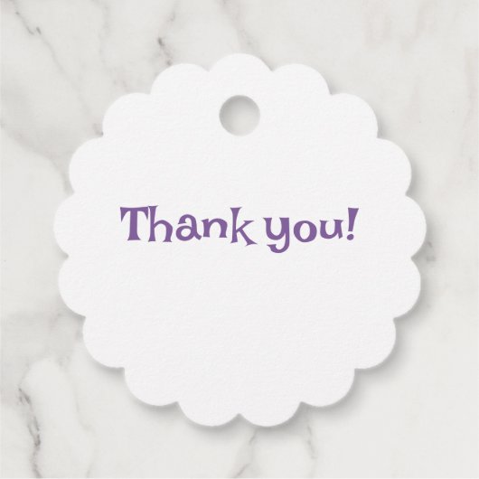 Splish Splash Zeemeermin Vlakte Bedankjes Labels (Achterkant)