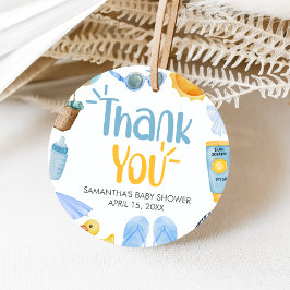 Splish Splash Zomer Baby Shower Bedankjes Labels