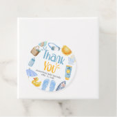 Splish Splash Zomer Baby Shower Bedankjes Labels (In situ)