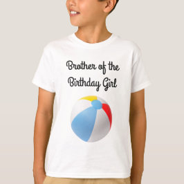 Splish Splash Zwembad Verjaardag Broer T-shirt
