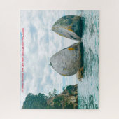 Split Apple Rock Kaiteriteri Nieuw-Zeeland Jigsaw Legpuzzel (Verticaal)