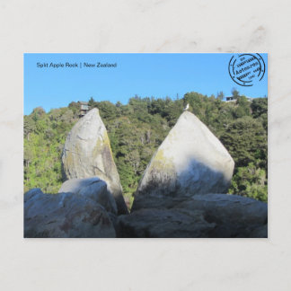 Split Apple Rock (Neuseeland) Postkarte Briefkaart