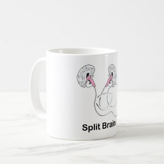 Split Brain Koffiemok (Voorkant links)