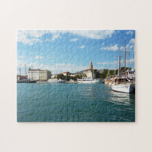 Split city port - Dalmatia, Kroatië Legpuzzel