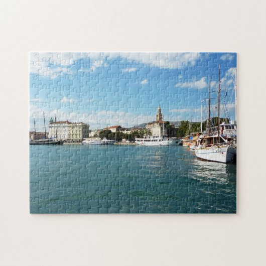 Split city port - Dalmatia, Kroatië Legpuzzel (Horizontaal)
