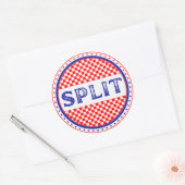 Split City Pride Embleem – Kroatische identiteit Ronde Sticker (Envelop)