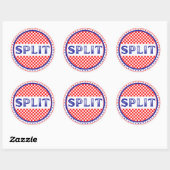 Split City Pride Embleem – Kroatische identiteit Ronde Sticker (Vel)