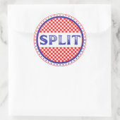 Split City Pride Emblem – Croatian Identity Ronde Sticker (Tas)