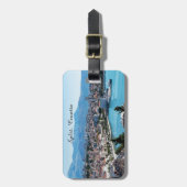 Split city sekustt aerial uitzicht, Dalmatia, Kroa Bagagelabel (Voorkant verticaal)