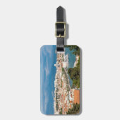 Split city sekustt aerial uitzicht, Dalmatia, Kroa Bagagelabel (Voorkant verticaal)