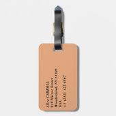 Split city sekustt aerial uitzicht, Dalmatia, Kroa Bagagelabel (Achterkant verticaal)