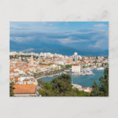 Split city sekustt aerial uitzicht, Dalmatia, Kroa Briefkaart (Voorkant)