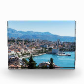 Split city sekustt aerial uitzicht, Dalmatia, Kroa Fotoblokken (Voorkant)