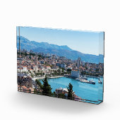 Split city sekustt aerial uitzicht, Dalmatia, Kroa Fotoblokken (Rechts)