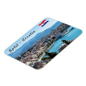 Split city sekustt aerial uitzicht, Dalmatia, Kroa Magneet (Linkerzijde)