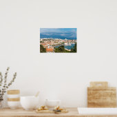 Split city sekustt aerial uitzicht, Dalmatia, Kroa Poster (Keuken)