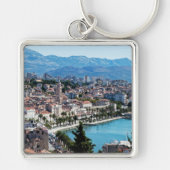 Split city sekustt aerial uitzicht, Dalmatia, Kroa Sleutelhanger (Voorkant)