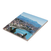 Split city sekustt aerial uitzicht, Dalmatia, Kroa Tegeltje (Zijkant)