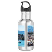 Split city sekustt aerial uitzicht, Dalmatia, Kroa Waterfles (Achterkant)