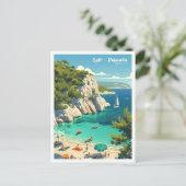 Split Dalmatië Kroatië  Illustratie Reizen Briefkaart (Staand voorkant)