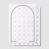 Split Dark Gray SVG Frame Vellum Uitnodigingen (Offset (Uitnodiging))