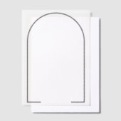 Split Dark Gray SVG Frame Vellum Uitnodigingen (Offset)