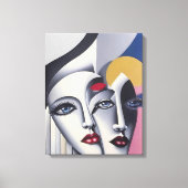 Split Decision - Ken Gage Surreal Poster Canvas Afdruk (Voorkant)
