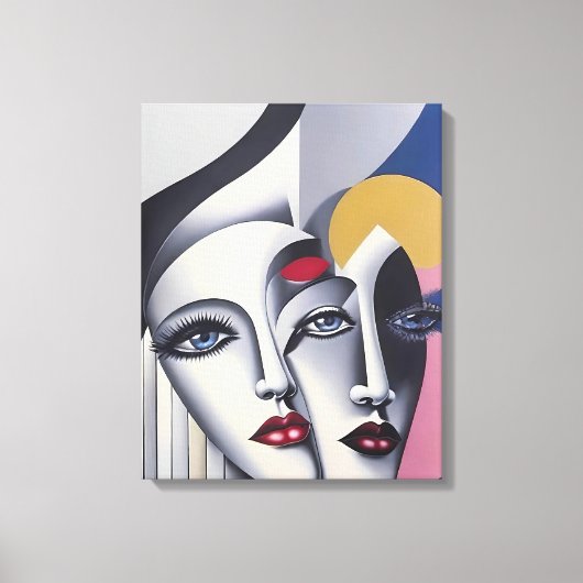 Split Decision - Ken Gage Surreal Poster Canvas Afdruk (Voorkant)
