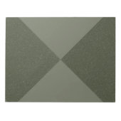 Split Diamond Moss Groen Notitieblok - (Voorkant)
