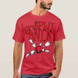 Split Ends grappig bowlingteam naam Scoop T-shirt