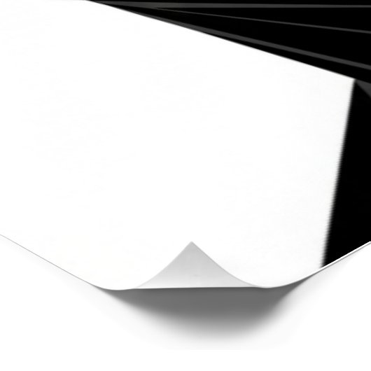 Split Face Low Poly Geometric Line Art Poster (Hoek)