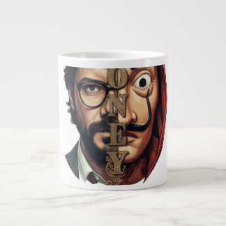 Split Face Mask Money Heist Grote Koffiekop