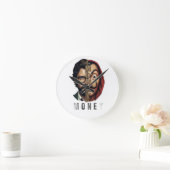 Split Face Mask Money Heist Ronde Klok (Huis)