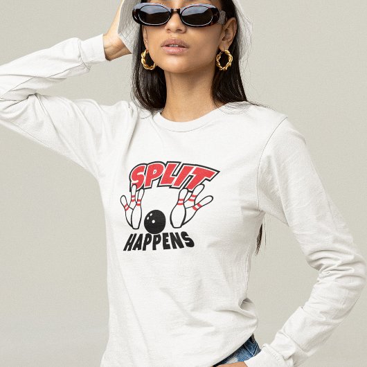 Split Gebeurt Bowling T-Shirt