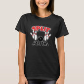 Split Gebeurt Bowling T-Shirt (Voorkant)