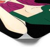 Split Girl Sticker Poster (Hoek)