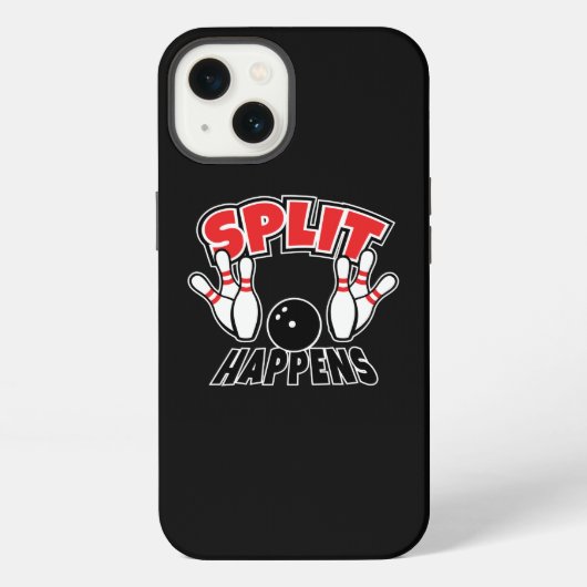 Split Happens Bowling iPhone Hoesje (Achterkant)