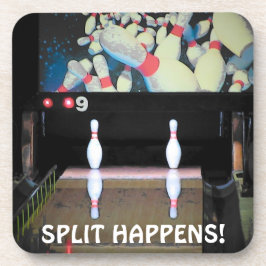 Split Happens Bowling League Drankjes Onderzetter