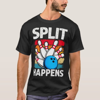 Split Happens Bowling T-shirt