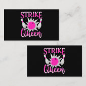 Split Happens voor poppen met ballen Strike Queen  Visitekaartje (Voorkant / Achterkant)