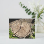 Split-heart-stump-Briefkaart Briefkaart (Staand voorkant)