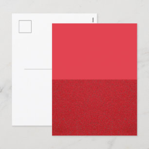 Split-Horizontal Tomato Red Briefkaart – Aanpassen