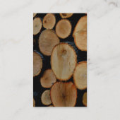Split hout business logs splitsen visitekaartje (Achterkant)