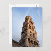 Split-kathedraal van de Sint Domnius Bell Tower Briefkaart (Voorkant / Achterkant)