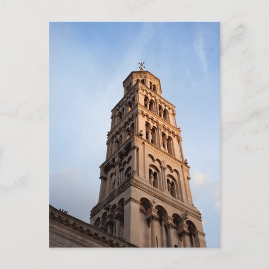 Split-kathedraal van de Sint Domnius Bell Tower Briefkaart (Voorkant)