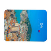 Split, Kroatië - Afgeronde Kuststad Magneet (Horizontaal)