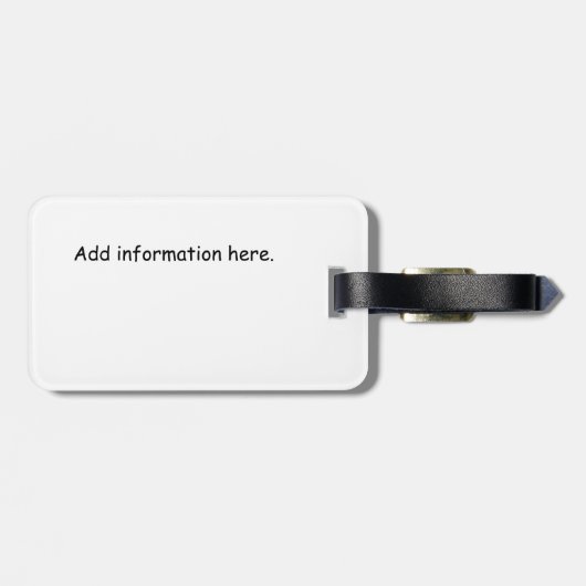 Split Kroatië Dalmatia  Bagagelabel (Achterkant horizontaal)