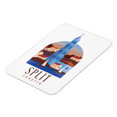 Split Kroatië Dalmatia  Magneet (Linkerzijde)