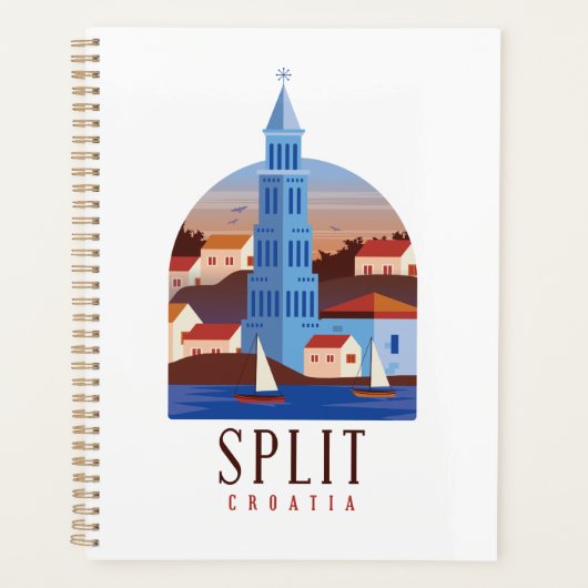Split Kroatië Dalmatia  Planner (Voorkant)