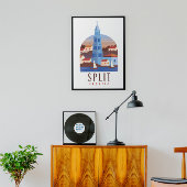 Split Kroatië Dalmatia  Poster